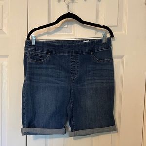 Chico's Bermuda Denim Shorts Size 10 (1.5)